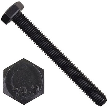Болт шестигранный М16х300 DIN 933 класс прочности 10.9